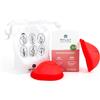 MYLILY Disco mestruale MYLILY® | 100% silicone di grado medico I Periodo | Disco mestruale I Sostenibile e a basso costo I Disco mestruale | riutilizzabile I S + L