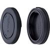 JJC Lens Posteriore Cap + Tappo Corpo per Fotocamere Sony NEX/Alpha Mirrorless e Obiettivo E Montate (1 Set)