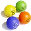 KDG 4 Palline Antistress Adulti Motivazionali per Bambini e Adulti, Palline Squeeze Antistress con Citazioni per Alleviare l'ansia e Gestire la Rabbia Come Regalo