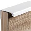 JNRFTY 10 Pezzi Maniglia per Armadi Maniglia Invisibile Maniglia di Armadio da Cucina Mobili Cassetto Spazzolato 250MM