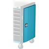 Hazet Porta Laterale, Chiudibile a Chiave 179N-21D per Pannello Laterale Destro O Sinistro per Carrello Da Officina Hazet 179Nxxl-8D Apertura per Cavo Nella Porta, Incl. 2 Chiavi