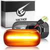 TECTICO LED Indicatore direzione dinamico laterale svolta Compatibile con CR-V, Accord, HR-V, S2000 AP1 AP2, Civic, Odyssey, Stream, Integra DC5 Type R/ DC2, Fit/Jazz, RSX DC5, NSX NA1 NA2, 2 pezzi