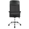 RELOVE Sedia da ufficio, poltrona da ufficio ergonomica, bracciolo pieghevole 3D, seduta da ufficio reclinabile traspirante confortevole, sedia da ufficio (nero)