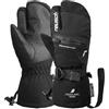 Reusch Guanti unisex a 3 dita, Lando R-TEX XT Junior Lobster, impermeabili e traspiranti, 7702, nero/argento, 4,5, 6161843