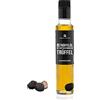 FRANCK ET OLIVIER Edizione olio di tartufo nero con tartufo nero intero. 250ml. Da olio d'oliva extra vergine. Per salse e per arricchire i piatti. Adatto a diete vegane e senza glutine.