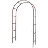 Louis Moulin Louis Mulino Arco Decorazioni Classiche, tutori Tubo Rotonde, Ferro Anticato, 130 x 40 x 250 cm, 3106