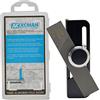 Xcman Set di spazzole rotanti per sci, lunghezza 100 mm, manico