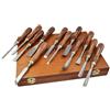 Faithfull WCSET12 - Set per intaglio legno, 12 pezzi, con custodia