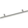 OBF Grimme 8514210480 - Maniglia per mobili Cristo (Barell), diametro 12 mm, larghezza 560 mm, manico in acciaio inox spazzolato, argento, distanza tra i fori 480 mm