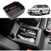Coleya Vano Portaoggetti per Bracciolo Compatibile con VW Golf 7 7.5 2013-2019, Scatola Portaoggetti del Bracciolo Centrale, Golf 7 Organizer per Braccioli con Tappetino Antiscivolo (Rosso)