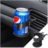 CGEAMDY Portabicchieri per Auto Supporto Universale Regolabile Bevande, Supporto Portabicchieri Supporto Regolabile per Presa D'aria Auto, Portabicchieri per Auto Regolabili, Bevande E Caffè Thermos