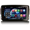 Erisin 8 pollici 8-Core 4GB+64GB Android 13 Autoradio 2 Din GPS Navigatore per Mercedes Classe C/CLK/G W203 C209 W209 W463 Viano Vito Bluetooth 5.0 CarPlay Android Auto DAB+ WiFi DSP USB RDS FM Canbus