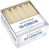 Cereria Di Giorgio - 50 Candele Coniche - Diametro 2,2 cm Altezza 25 cm - Colore Avorio - Durata 7 ore - Standard per candelabro