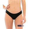 SORIO® Bikini Mestruale Senza Cuciture per Donna e Ragazza - Solo Slip - Assorbente e Anti-Perdite - Costume Mestruale per Ciclo Moderato - Effetto Seconda Pelle - Piscina e Mare - Nina