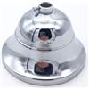 prometeo electronics Rosone in metallo Cromo lucido D.90mm coppetta copri fili per lampadari a soffitto e sospensioni
