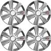 Sakura GTXCARBON14 Copricerchi Set di 4 Misura Universale, GTX Carbon, 14