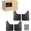 Frankberg 4x Parafanghi universali per auto paraspruzzi ritagliabili | Compatibile con: Astra Classic A04, Astra J Box/Hatchback P10, Astra G Classic T98, Astra H CC L08