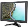 Bewinner Display LCD HD da 10,1 Pollici, Monitor Universale 1280x800 16:10, Supporto 1080P/HDMI/VGA/AV/BNC, Monitor Multifunzione LCD TFT a 130 ° per Raspberry Pi/X-box/360/PS4/CCTV(UE)