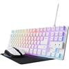 Trust Bundle Trust - GXT794W Mouse, Tastiera e Tappetino;