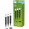 Philips LED GardenLink Purex Set di Paletti per Esterni, 3x1.5W, 24V, IP67, Nero