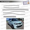Adesivi replica fasce strisce Renault twingo celeste kit completo 8 pz. DX e SX