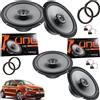 Hertz Evotuning Kit 4 Casse Altoparlanti Hertz Anteriori e Posteriori per VW Polo 6N 9N 6R 6C