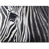 DRW Quadro tela rettangolare dipinto a olio con disegno di zebra