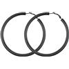 GOLDCHIC JEWELRY Orecchini Donna Cerchio 30/40/60/80MM Argento Liquido Nero Fuso Orecchini Futuristici Minimalismo Urbano Estetica Tricolore Orecchini Grandi