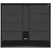 Siemens piano cottura a induzione 60cm 4 fuochi 7400w nero ex651lyc1f