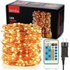 Speclux Stringa Luci Led, 30M 300Led IP65 Impermeabile Catene Luminose Rame, Illuminazione Decorazioni per Natale, matrimonio, festa, casa, Balcone
