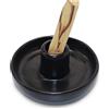 BEYLAB Porta Palo Santo, Porta incenso per Bastoncini di Palo Santo Bruciatore, Supporto per Bruciatore a Legna per Meditazione Yoga con Raccoglitore Cenere Moderno Minimalista - Nero