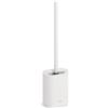 stardis Pure Spazzolone per WC in Silicone Opaco Spazzolone per WC Compatto Set di Spazzole Antibatteriche Bianco