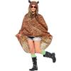 Smiffys Party Poncho Tigre, con sacco corda Halloween