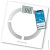 medisana BS 444 connect, bilancia digitale per analisi corporea 180 kg, bilancia personale per la misurazione del grasso corporeo, acqua corporea, massa muscolare e peso osseo con App