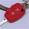 mt-key Custodia protettiva in silicone per portachiavi per auto rosso compatibile con Renault Kangoo Trafic Master Opel Movano Vivaro Nissan Interstar