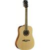 EKO GUITARS - ONE D150 NATURAL,Chitarra Acustica Dreadnought serie ONE, top Abete Sitka laminato, Fasce e Fondo in Mogano Sapeli laminato, manico in Mogano, Finitura Gloss, Scala 650mm, Colore Natural