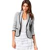 Zilosconcy Cappotto da Lavoro da Donna Blazer Abito Manica Lunga Top Giacca Slim Capispalla Taglia S-6XL Dolcevita