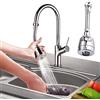 WASYPLSFOI Estensore per rubinetto del lavandino della cucina e del bagno, aeratore, adattatore testa di spruzzo, girevole a 360°, risparmio idrico, 2 modalità, 1 confezione