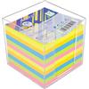 Westcott Foglietti colorati 800 fogli in scatola | Blocco note con fogli 9 x 9 cm in 5 colori | Scatola robusta in plastica trasparente | Carta certificata FSC 80 g/m² | E-1733212 00