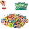 BONNYCO Trottola Bambini Legno Pack 40 Animali Giungla. Trottole Gadget Compleanno Bambini, Mini Giochi Regalini Fine Festa Compleanno. Regalino Fine Festa Dopo Invitati, Pensierini Giochini Scuola