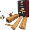 mikamax Maki Master - Kit in Bamboo per Preparare Maki e Sushi in Casa - Set Completo con Rullo per Roll