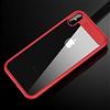 König Design Custodia compatibile con Apple iPhone XS | Perfezione | XS | Cover protettiva in silicone | Custodia per cellulare XS | Rosso
