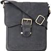 STILORD 'Mattia' Borsa a tracolla Uomo Vintage Design Messenger Bag classico in vera pelle antico, Colore:carbon - grigio