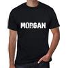 Ultrabasic Uomo Maglietta Morgan T-Shirt con Stampa Grafica Vintage Idee Regalo Nero Profondo XXL