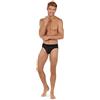 HOM Slips HO1 Joan #5 Mutande da Uomo, Lot de 2: Imprimé Micro Motif tons de Gris + Noir Uni, XL (Pacco da 2)