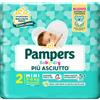 Pampers Baby Dry Più Asciutto Taglia 2 Mini 3-6 Kg 24 Pannolini