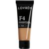 Lovren Lovrén Make Up - F4 Fondotinta con Acido Ialuronico Tan, 25ml