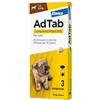 Elanco adtab antiparassitario per cani da 1,3 a 2,5 kg compresse masticabili 3x56 mg