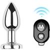 Kiotos Vibrating Aluminium Buttplug Small