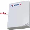 Blocchetti fogli adesivi 7,2 x 10 cm - 50 fogli - punto colla a sinistra 50 pezzi